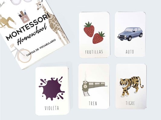 How do we use “flash cards” from a Montessori point of view?